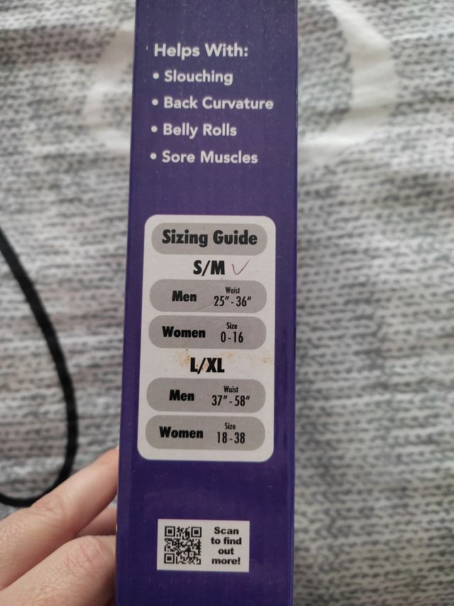 Corrector de espalda nuevo