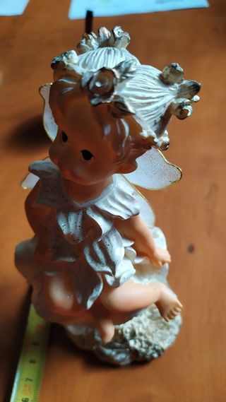 Muñeca-Angel comunión preciosa