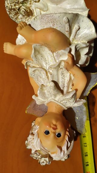 Muñeca-Angel comunión preciosa