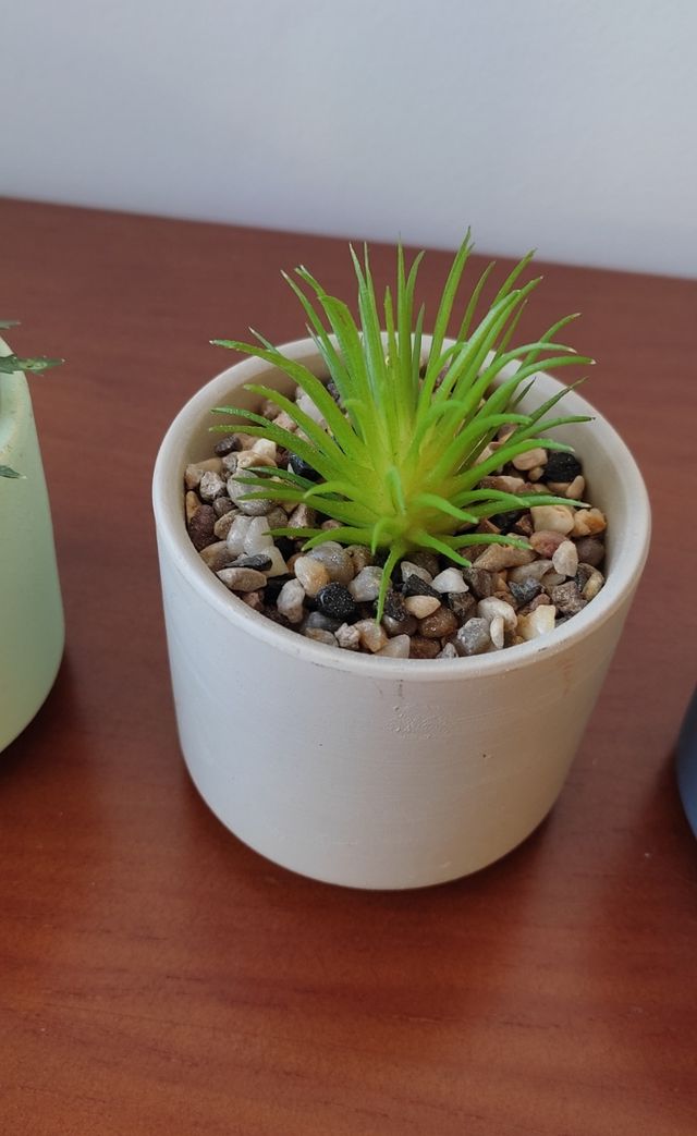 Conjunto de 3 plantas artificiales