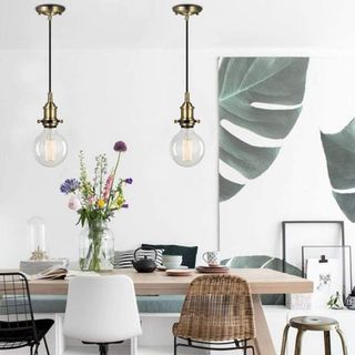 Lámpara de techo vintage, diseño Edison retro