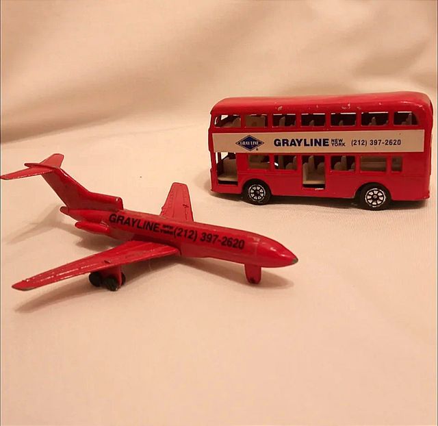 Vintage 1994 gray line new York autobus aereo