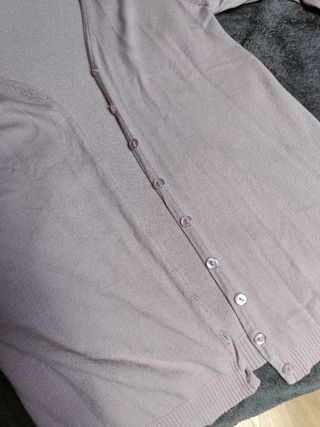 Chaqueta rosa botones lana y cashmere 