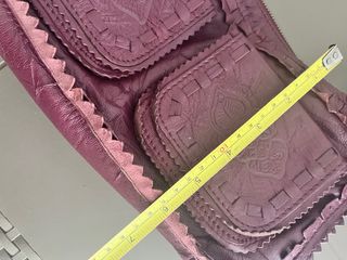 Bolso cuero Pull and Bear.