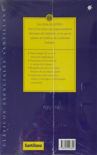 La vida es sueño. Calderón de la Barca. precintada