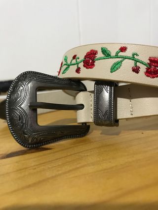 Cinturón western flores