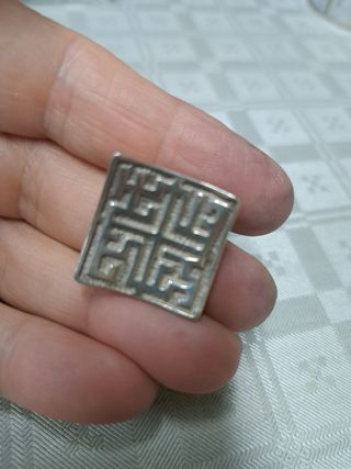 Pendientes plata maciza