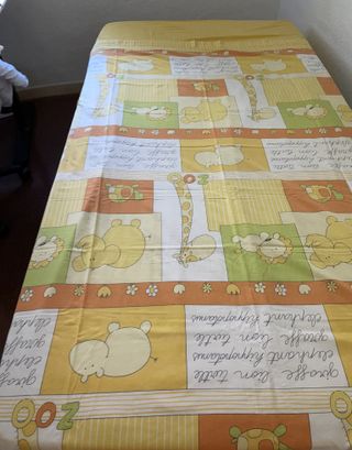 2 juegos de Sábanas infantiles 90 cm (3 piezas)