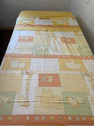 2 juegos de Sábanas infantiles 90 cm (3 piezas)