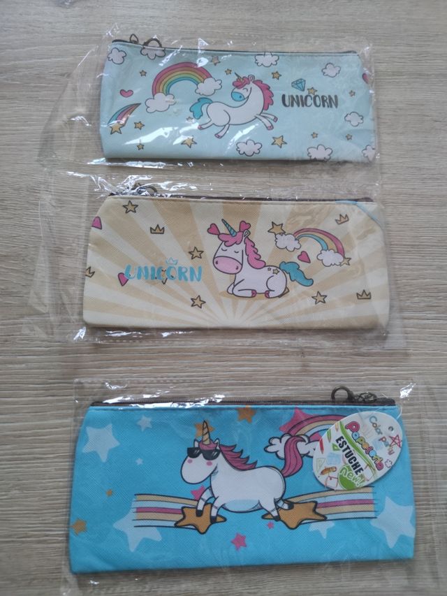 Estuches niños de unicornio