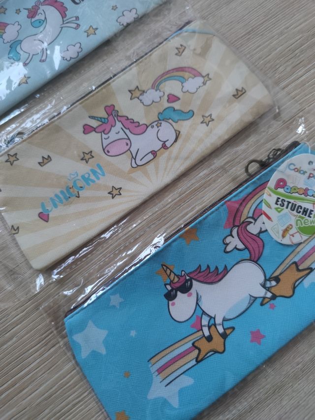 Estuches niños de unicornio