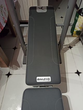 Banco Domyos BM 210, barras y discos