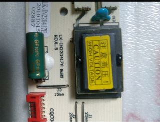 Placa inverter televisión