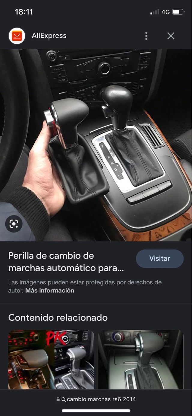 Manopola del cambio automatico RS6