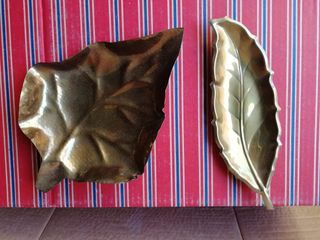 coppia di foglie ornamentali