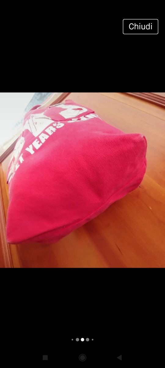 borsa donna in tela rossa. Sweet years. 