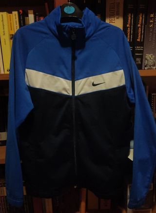 chaqueta azul nike