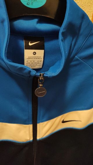 chaqueta azul nike