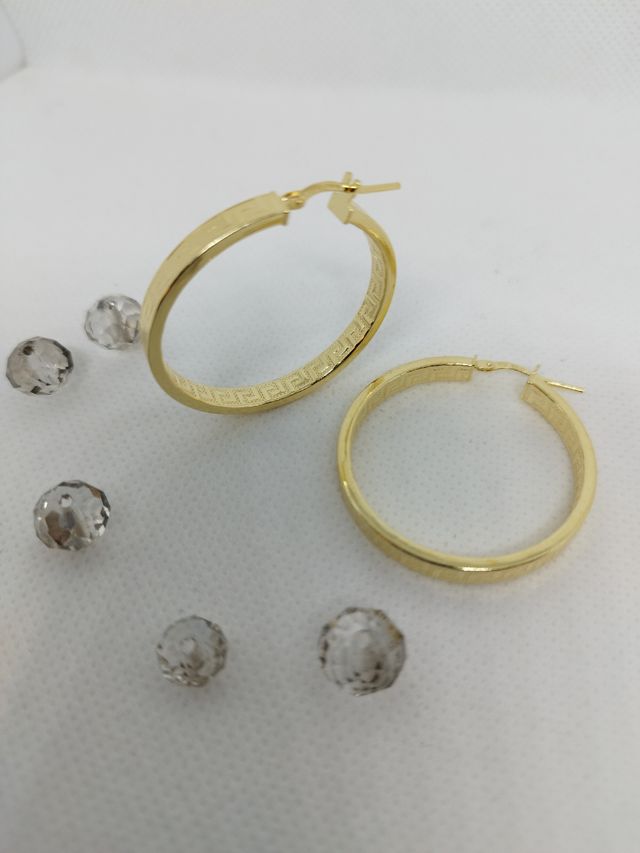 Aro 30 mm Greca Chapado