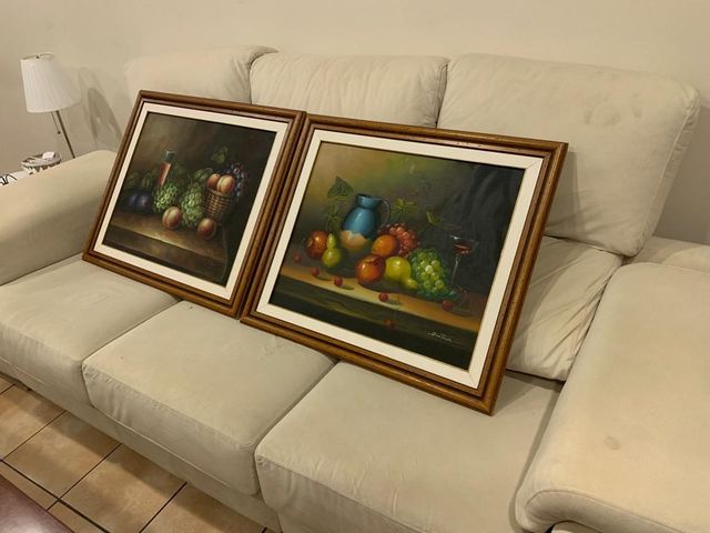 Cuadros bodegón 2 uds