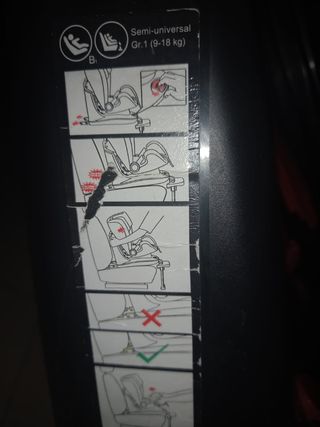 Silla de coche Kangur Fix Casual Play Grupo 1-2