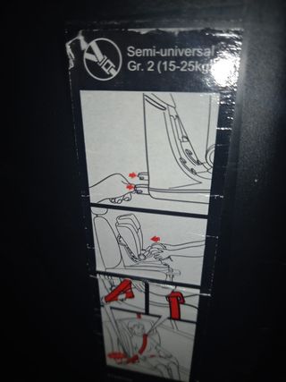 Silla de coche Kangur Fix Casual Play Grupo 1-2