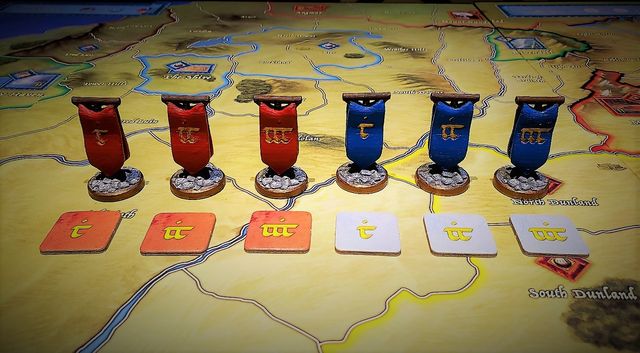 Guerra del Anillo Banderas de Ejército Resina 4k