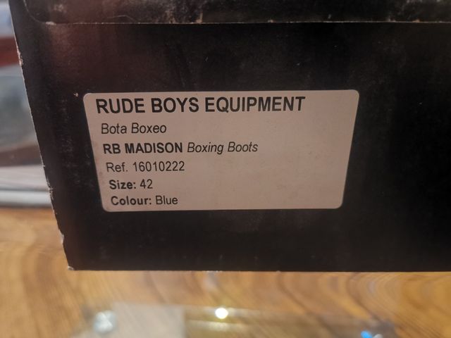 talla 42 azules rude boys boxeo
