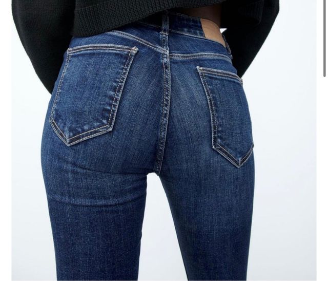 Pantalon Tejano Zara - Jeans Mid Rise sculpt