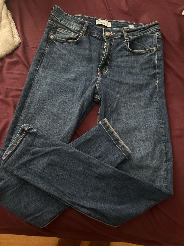 Pantalon Tejano Zara - Jeans Mid Rise sculpt
