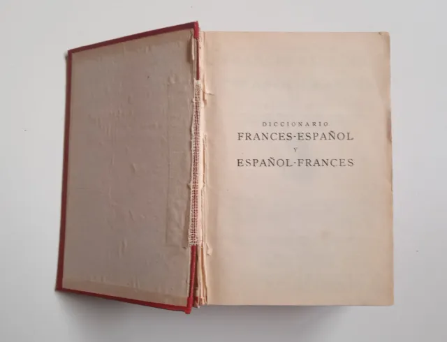 Antiguo Diccionario Francés Español