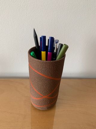 Portalápices cerámica