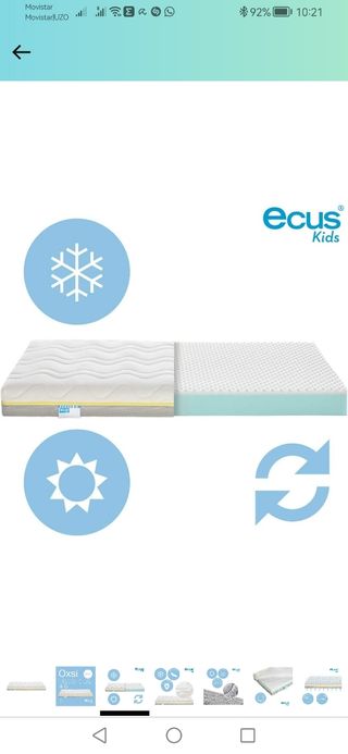 Materasso Ecus Kids Oxsi visco plus