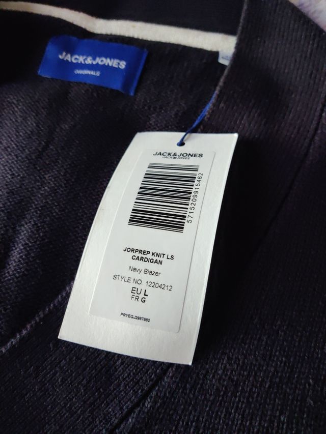 cárdigan JACK & JONES L nuevo hombre