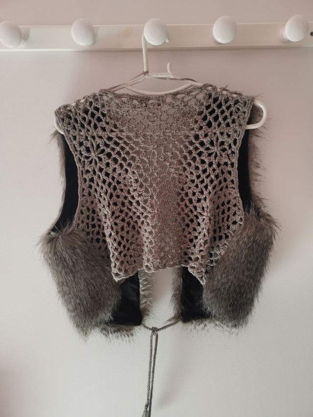 chaleco suite blanco talla L