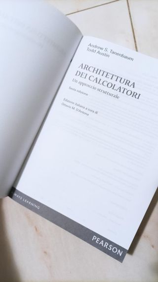 Architettura dei calcolatori. Tanenbaum