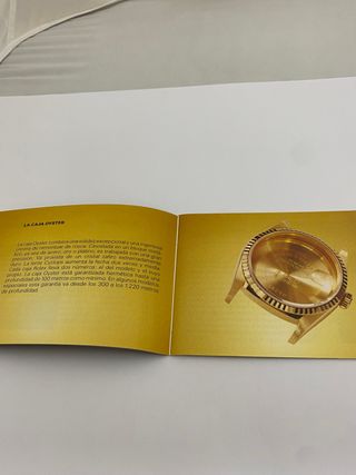 Libreto su Rolex Oyster año 1989