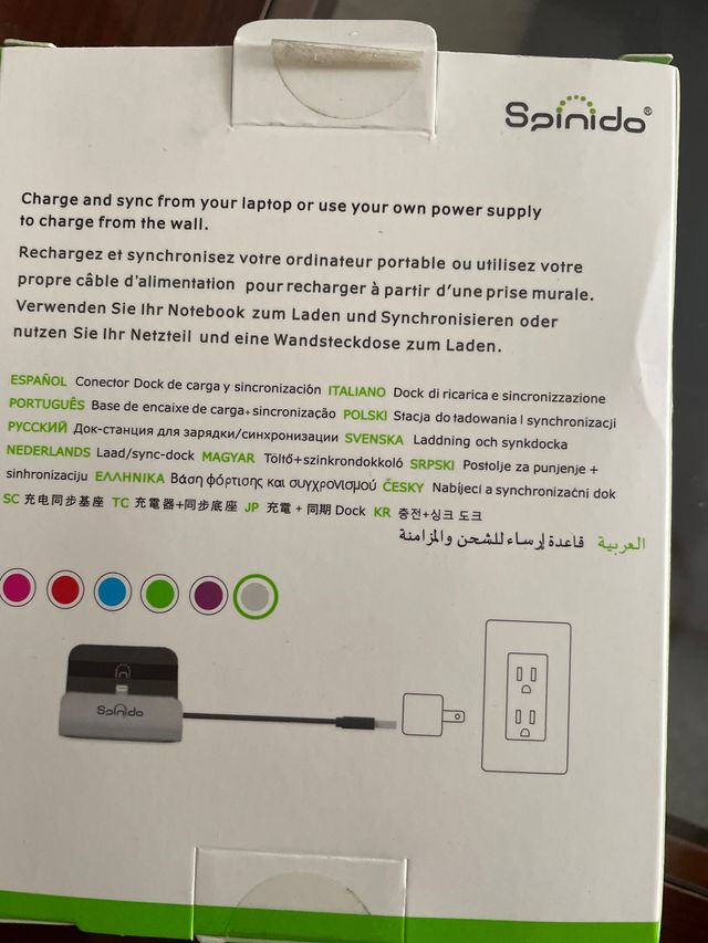 Estación de carga para iPhone 5/6