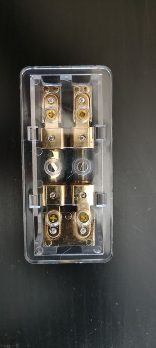 Caja Portafusibles doble audio