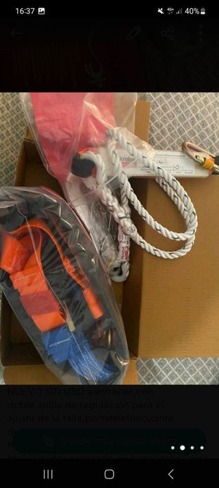 Vendo arnes akrobat plus AK50 NUEVO SIN USO 