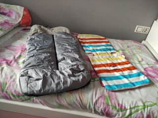 funda silla gris invierno y rayas verano