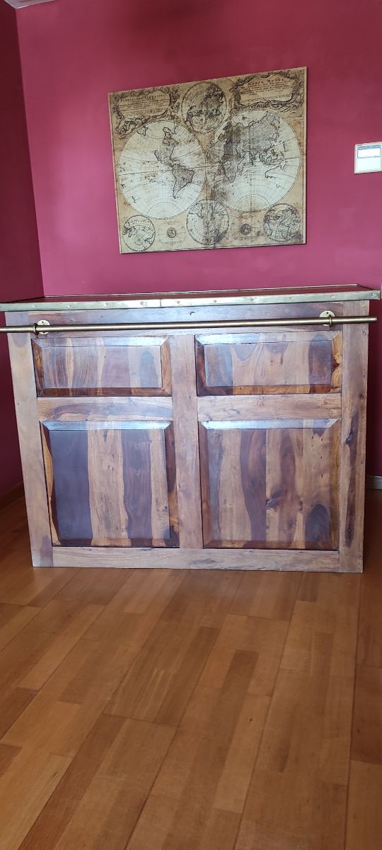 Mueble bar madera palisandro de la india