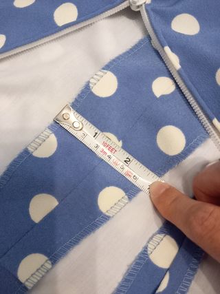 VESTIDO FLAMENCA CELESTE LUNARES