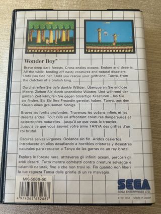 Sega, juego Wonder Boy y Alex kidd