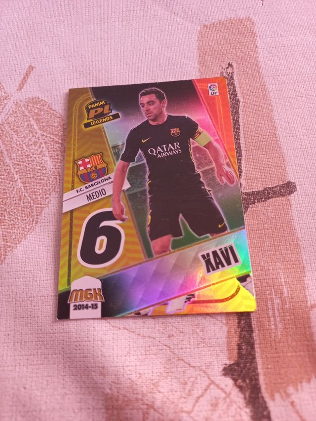 cromo megacrak xavi 2014/2015