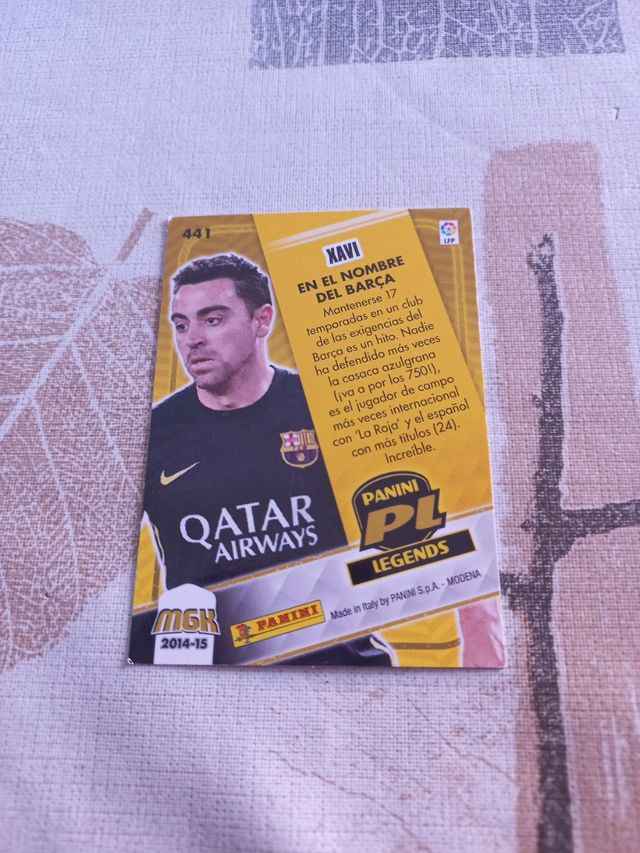 cromo megacrak xavi 2014/2015
