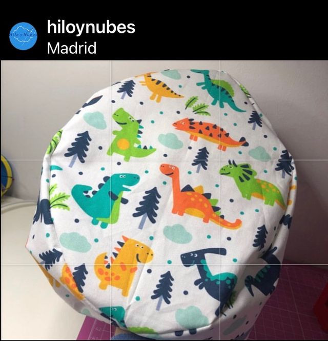 Gorro enfermera quirófano, sanitario Dinosaurios