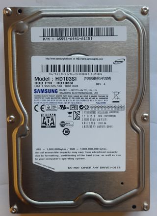 Disco Duro Sata Samsung 1TB 1 año de uso