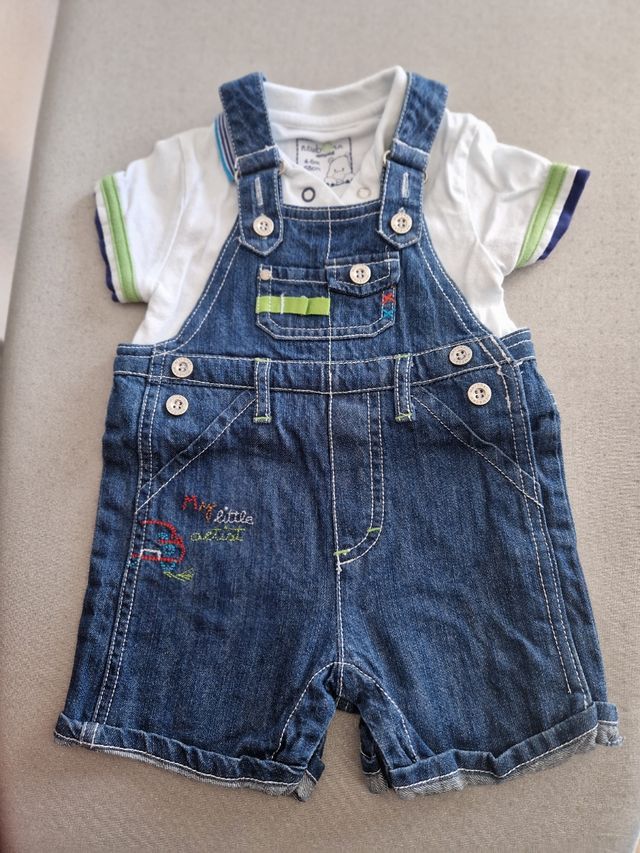 Peto vaquero y peto cuadros