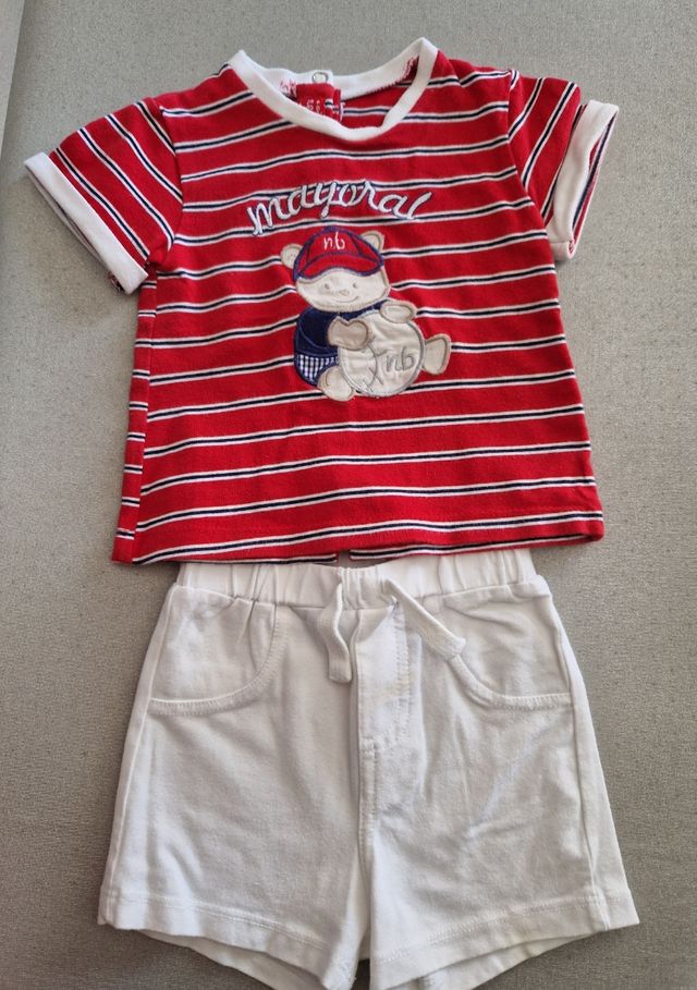 Conjunto bebé pantalón y camiseta